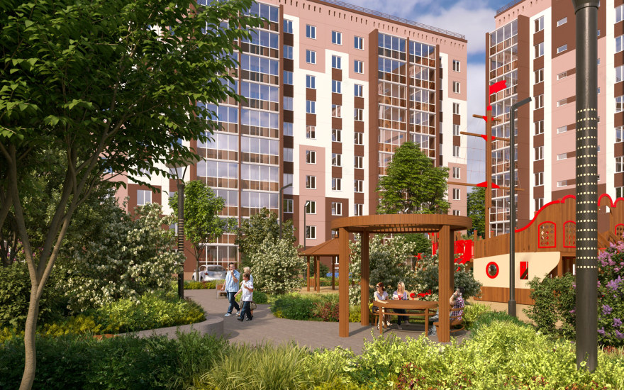 公寓楼庭院设计-8