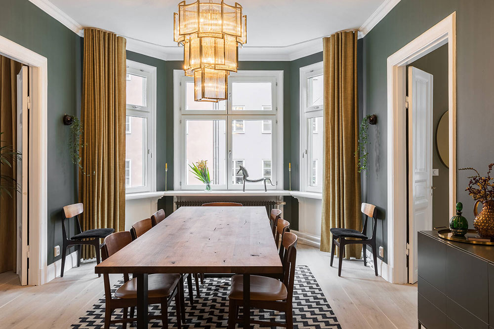 斯德哥尔摩活力橙公寓,复古风情的时尚空间-6