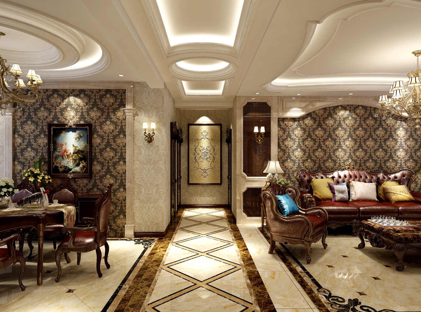 新东方天地140平古典欧式-0