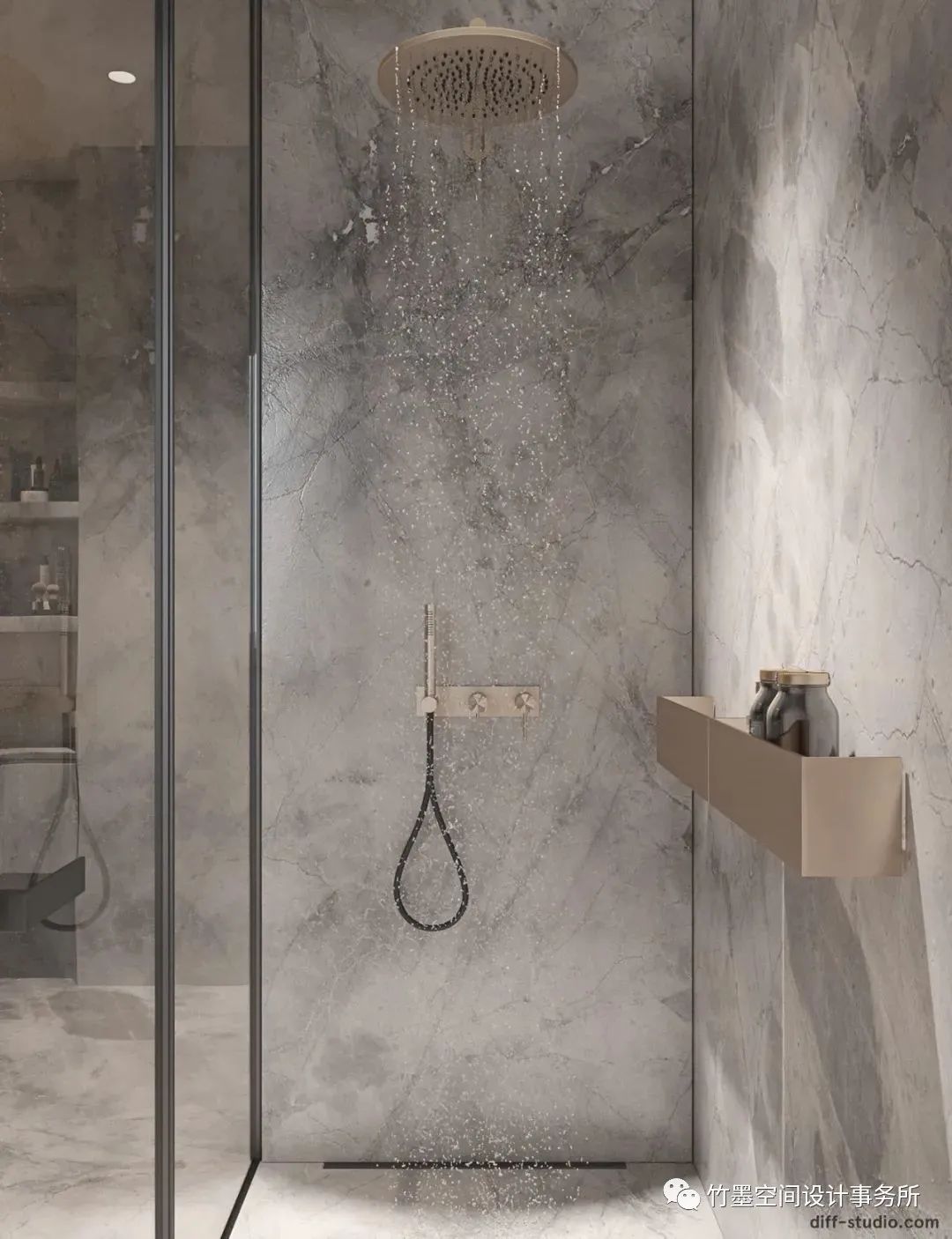 法式轻奢之美·竹墨空间设计事务所 200㎡艺术住宅-74