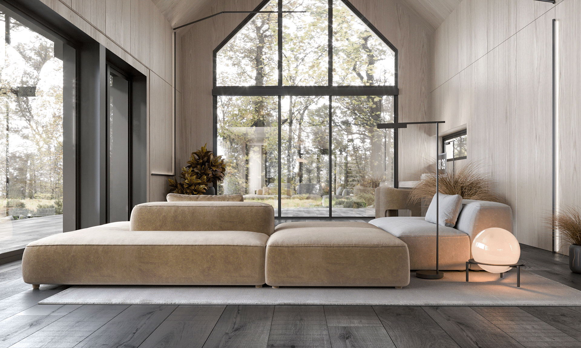 乌克兰基辅215㎡米色系公寓设计 超温馨！-0