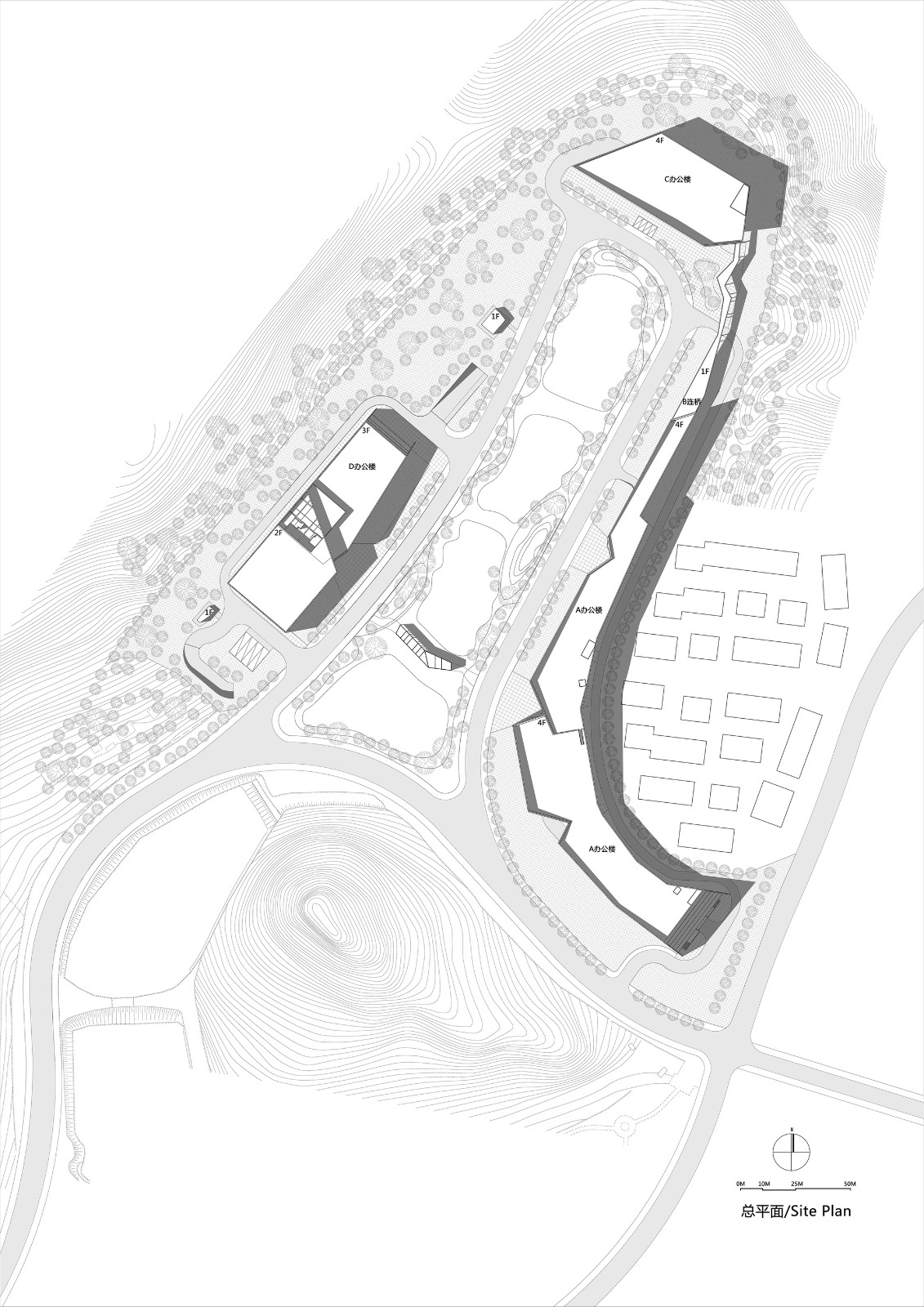 广州网易总部办公楼 建筑设计丨中国广州丨东意建筑-2