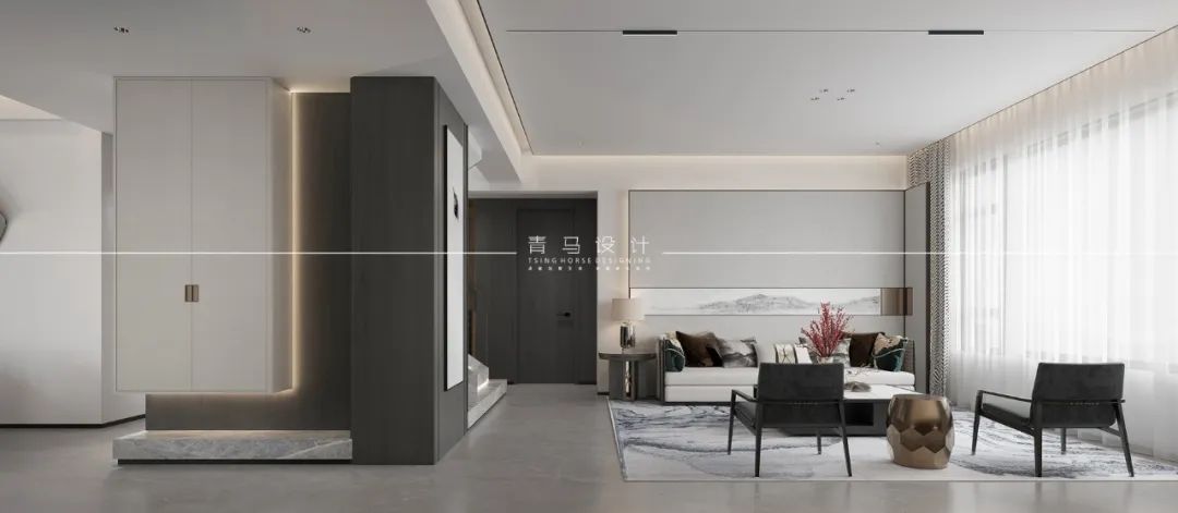 未央金茂府现代中式别墅设计丨中国西安丨青马别墅设计-24