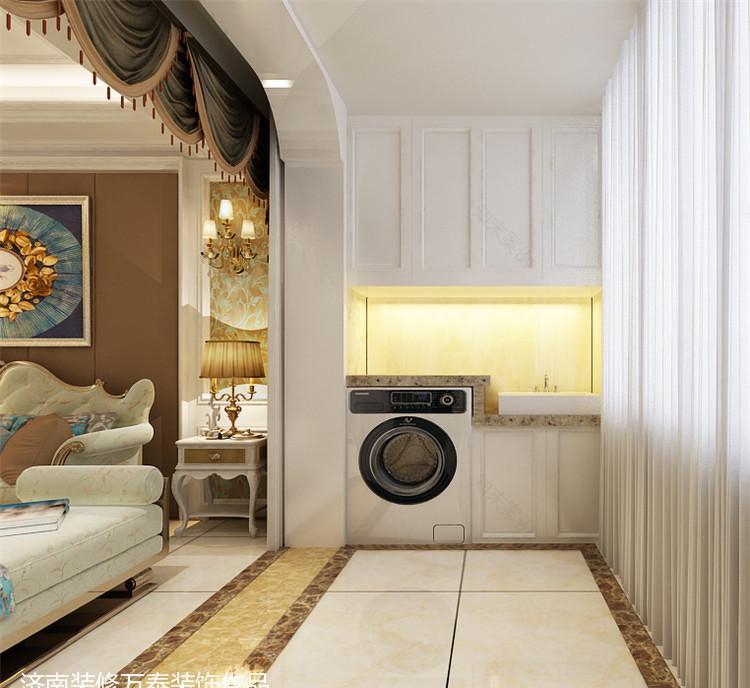 济南华润紫云府 165 平简欧风装修设计-8