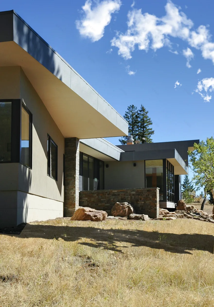 美国科罗拉多州的自然风光与现代住宅交融-9