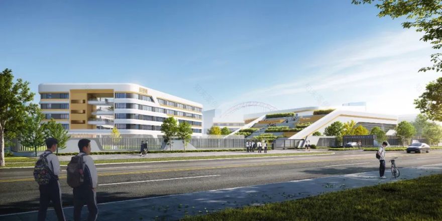 合肥市五十中学天鹅湖教育集团新建奥体校区项目丨中国合肥丨基准方中建筑设计股份有限公司·合肥分公司-2