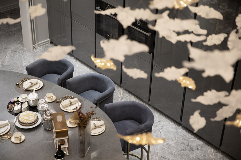 嘉兴桐乡濮园杏林苑S265户型合院样板房软装工程-41