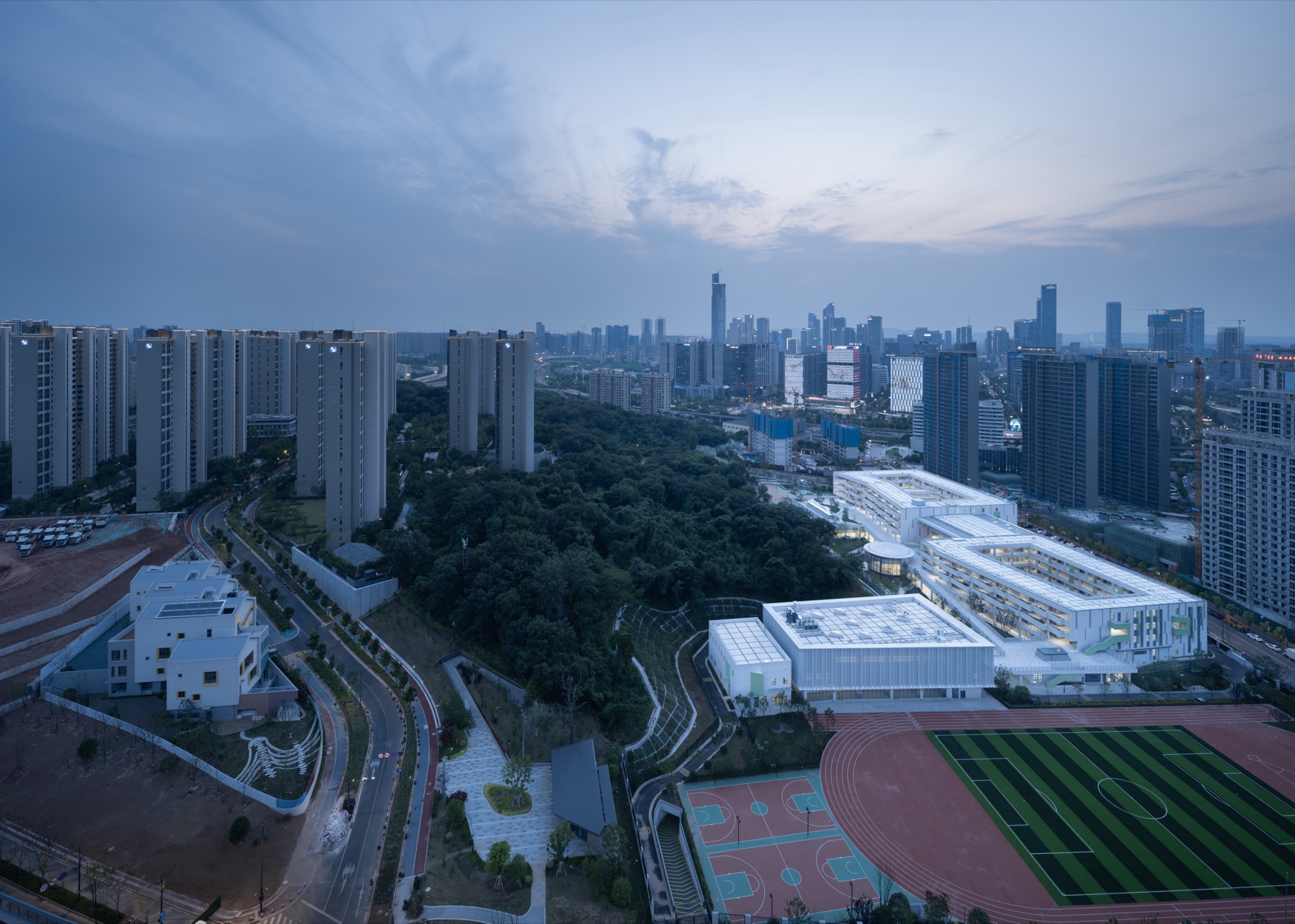 尤家凹九年一贯制学校丨中国南京丨东南大学建筑学院+邦建实践UAG-4