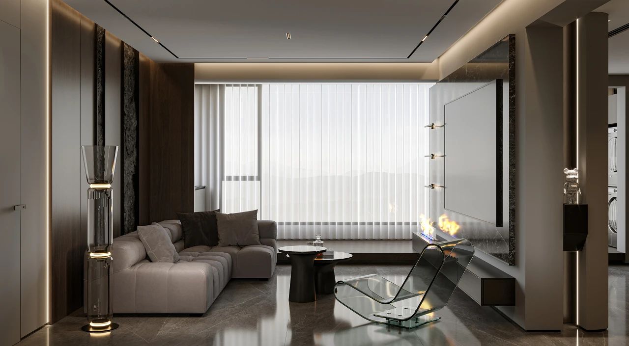 简约灰调婚房丨中国温州丨SUA DESIGN-3