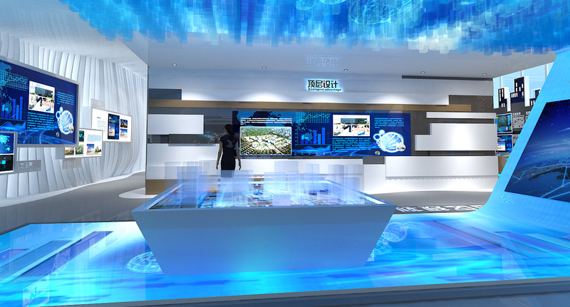 海南清水湾国际信息产业园科技风展厅设计-11