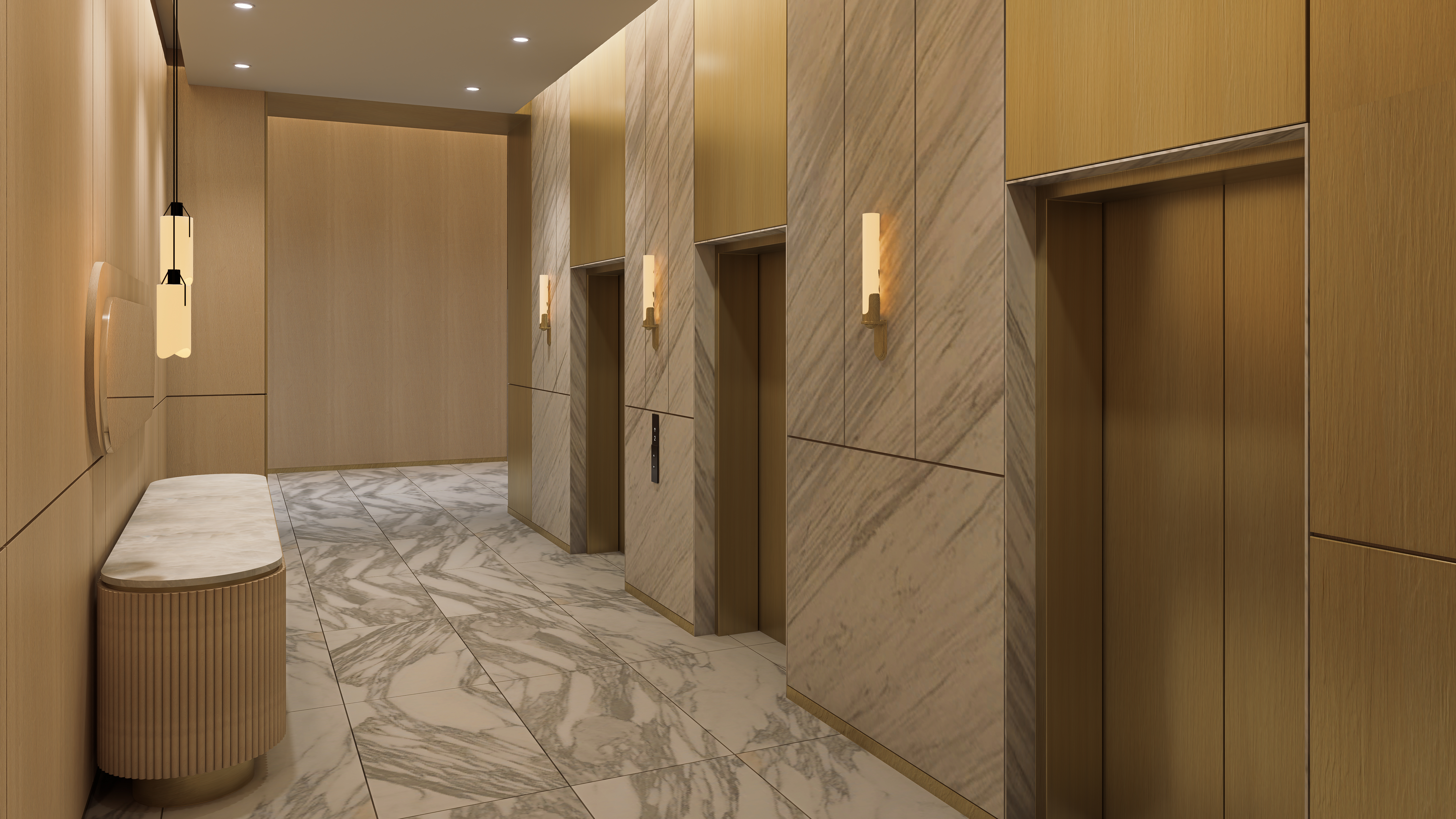 Luxury Residential Lobby — Manhattan NYC-8