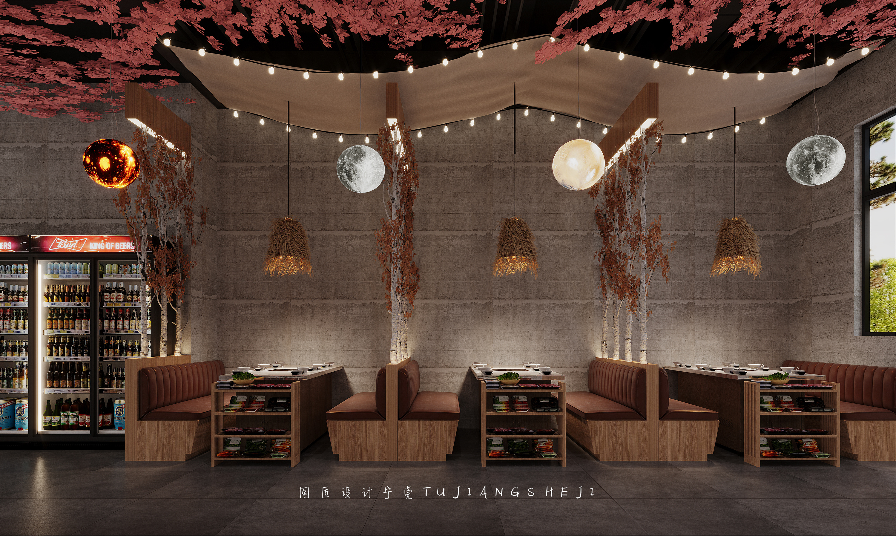 打造氛围感的露营风火锅店！-6