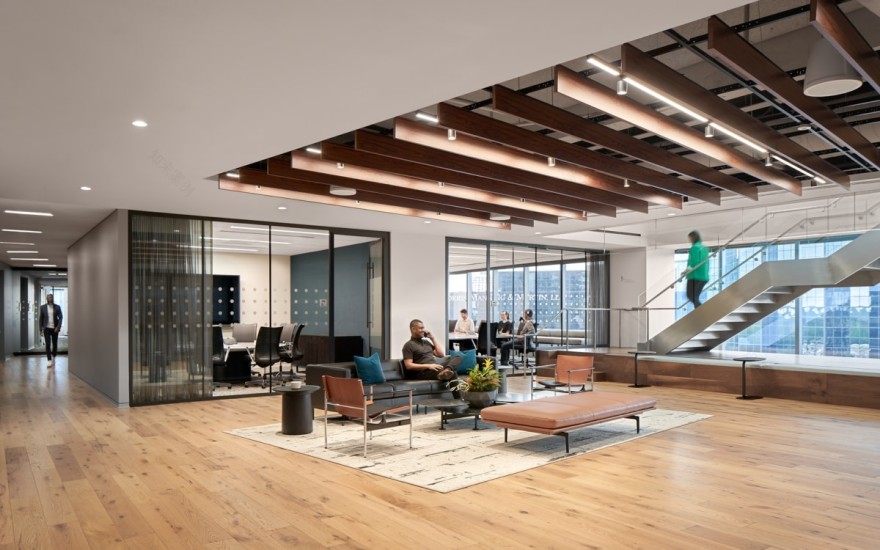 JLL 办公室改造丨美国亚特兰大丨ASD|SKY-21