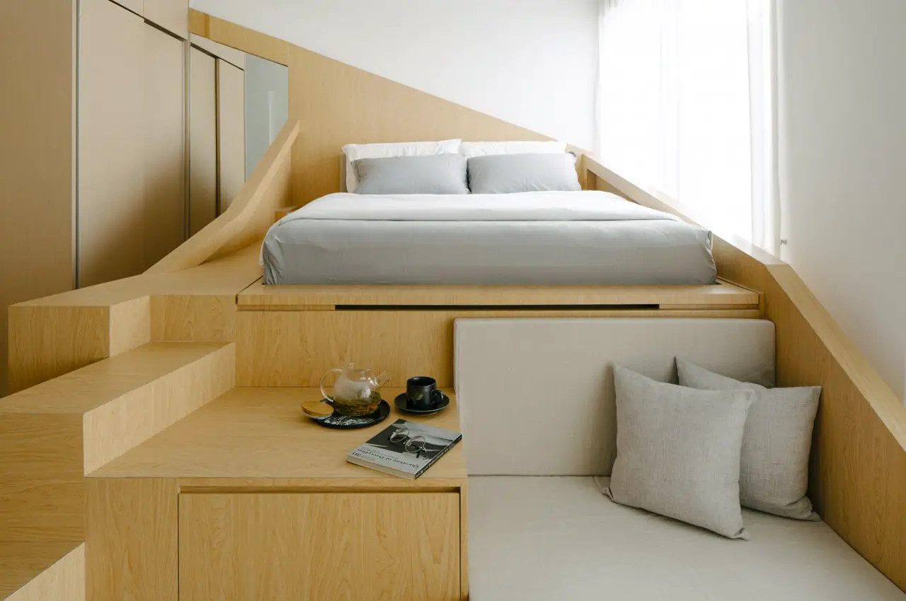 新加坡 43m2 公寓,Metre Architects 打造多功能空间-3