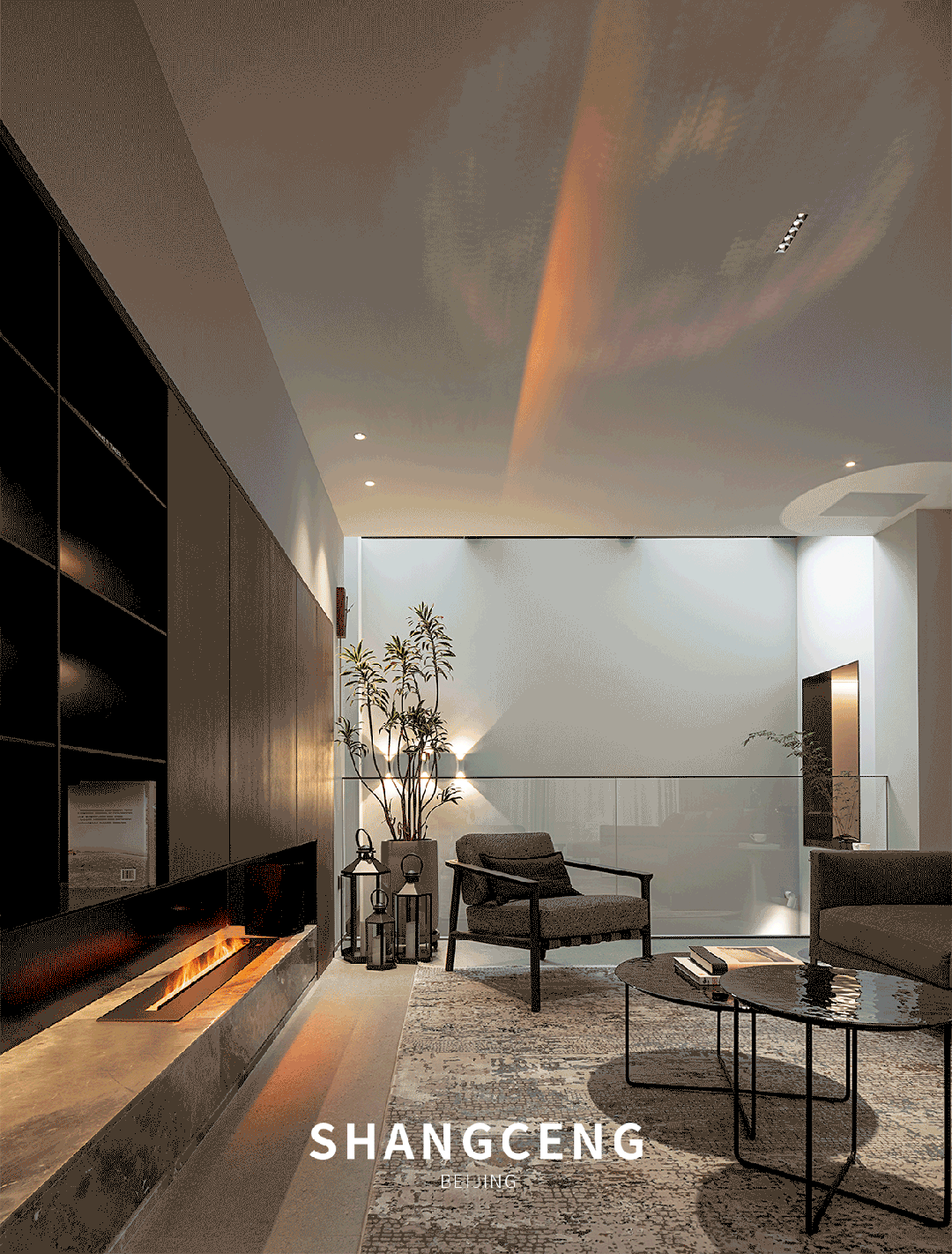 尚层实景丨460㎡现代世外桃源，阳光暖意尽收眼底-3