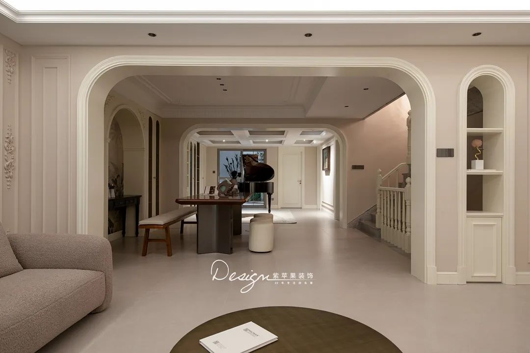600㎡法式轻奢风云玺大宅设计丨紫苹果装饰-34