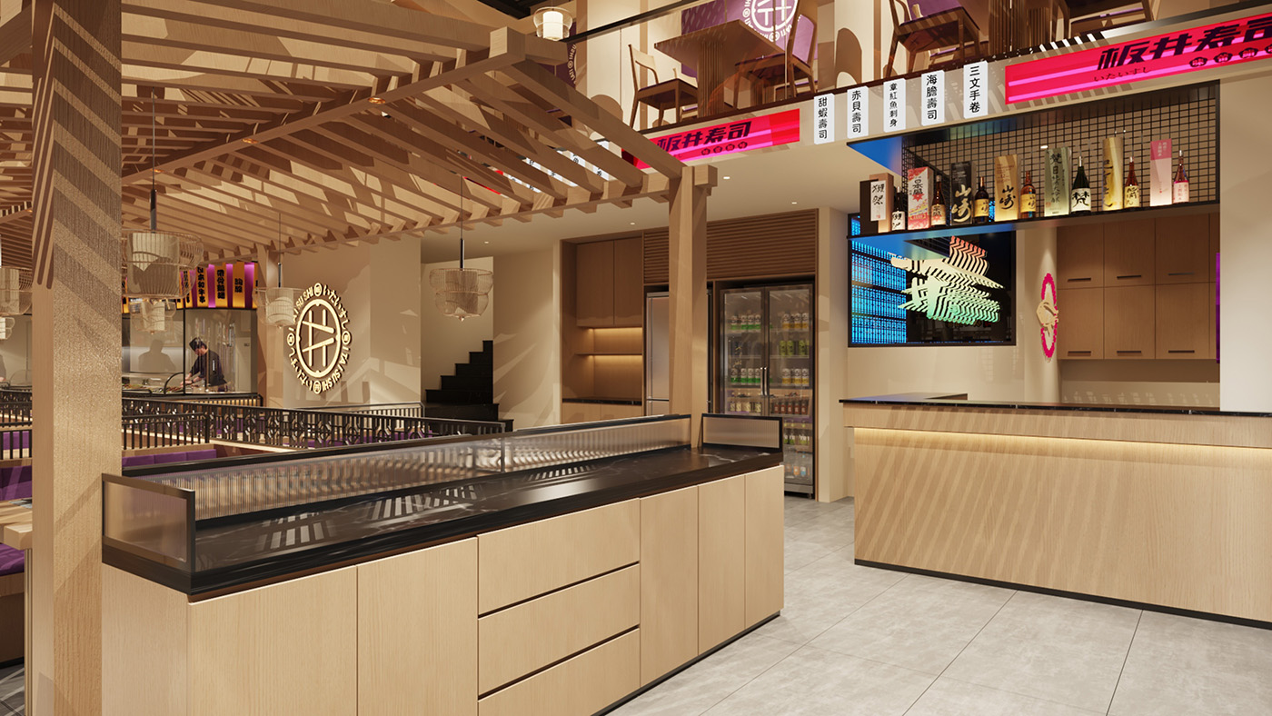 板井水产西平店空间更新升级丨CBD 艺术设计-19