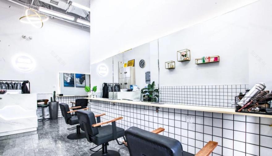 兰-Design | 科技感烫染沙龙,极简美学空间-0