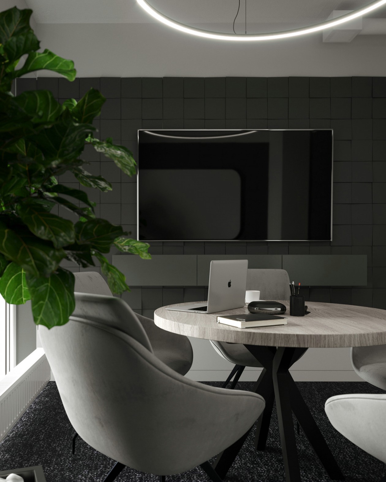 735㎡简约风办公空间设计-5