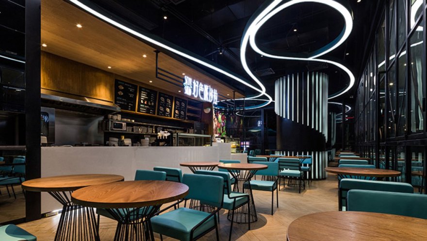 餐饮空间设计·好色派沙拉深圳中心城店-19