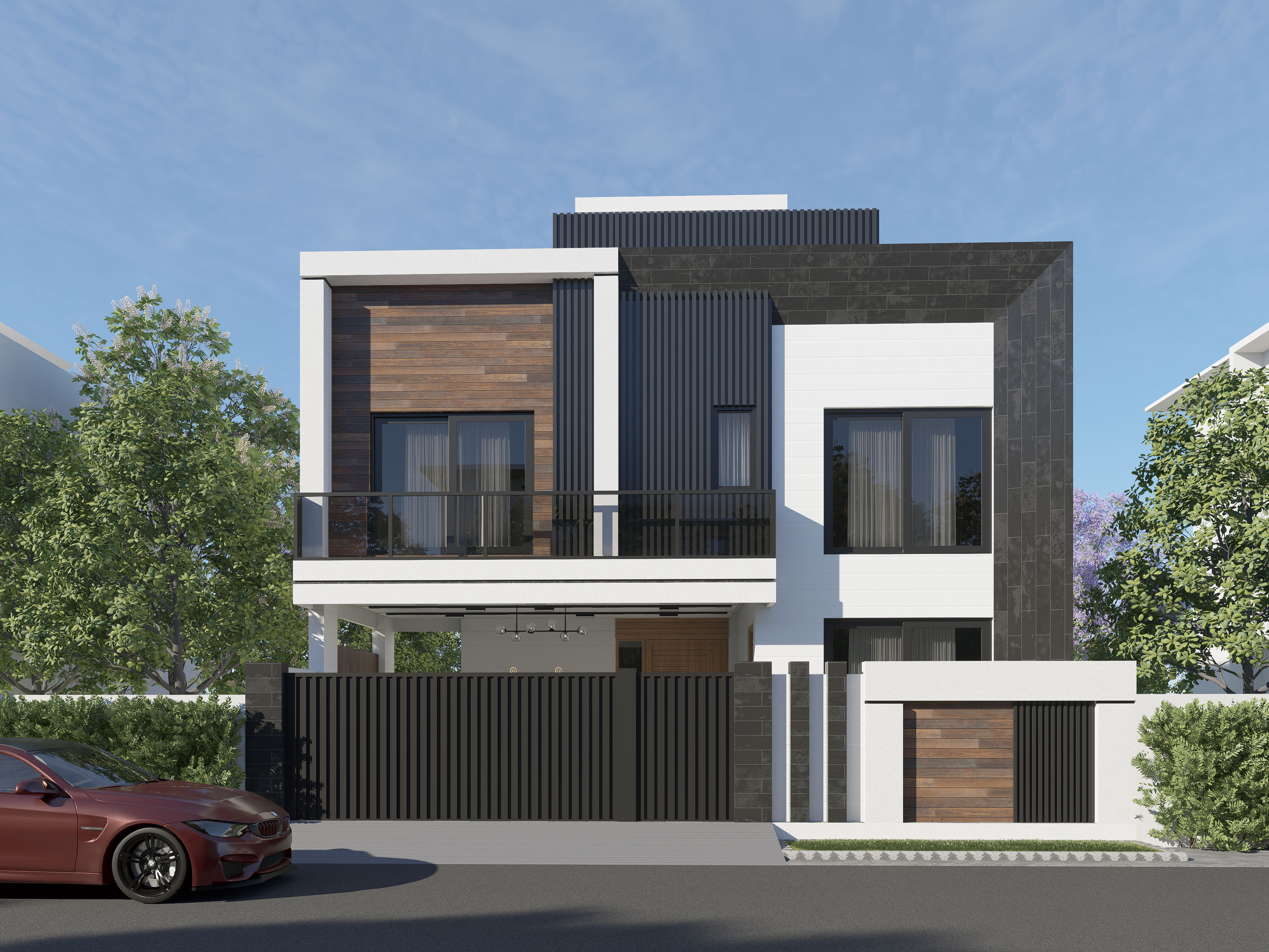 Modern House Exterior Rendering-4