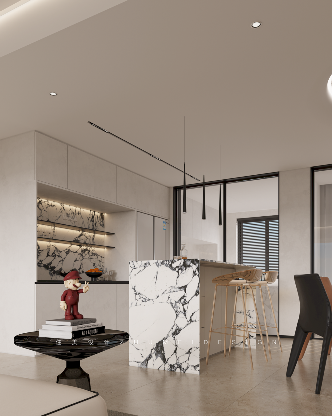 见素丨中国长沙丨住美设计-43