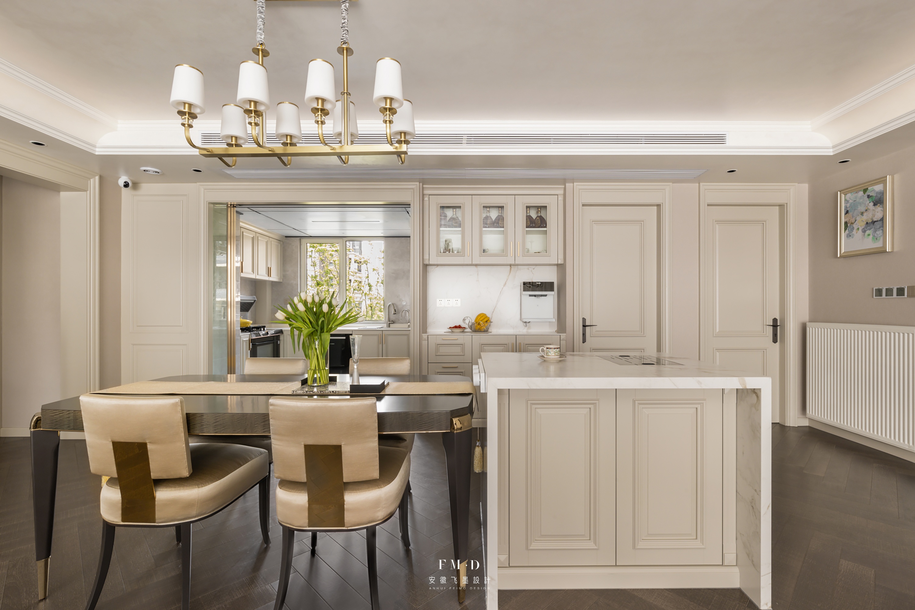 170㎡大平层美式风设计丨中国合肥丨飞墨设计组-37