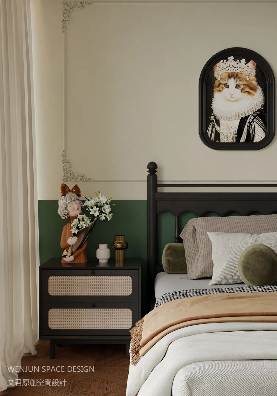 84㎡新案｜邂逅南法混搭风，每一帧都在讲述复古和浪漫-18