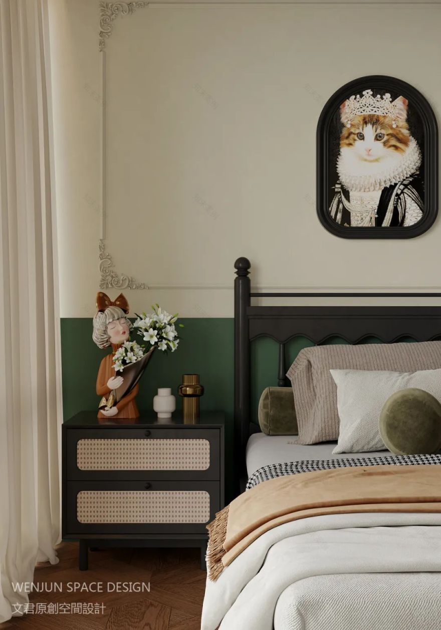 84㎡新案|邂逅南法混搭风,每一帧都在讲述复古和浪漫-18