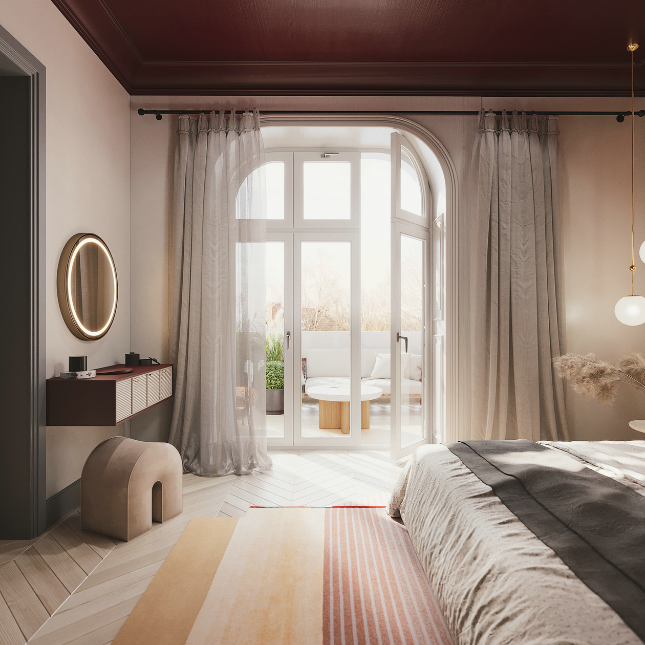 氛围感超强的小空间公寓设计-7