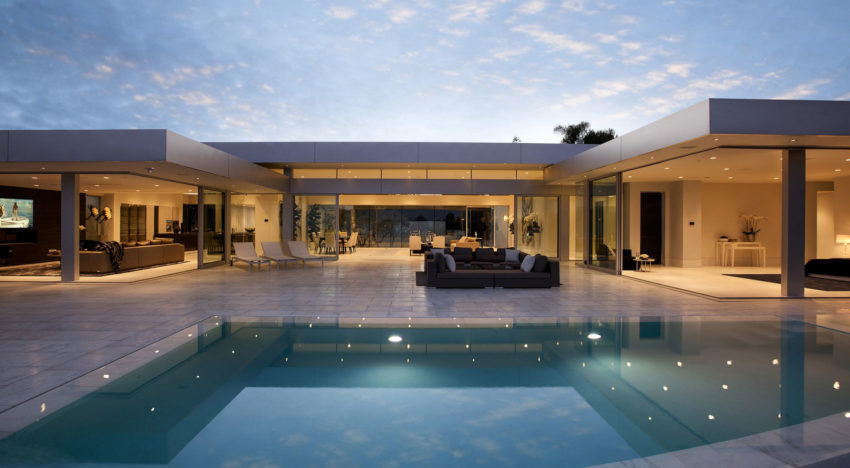 加州卡拉山脊豪华住宅，现代设计融入自然景观-47