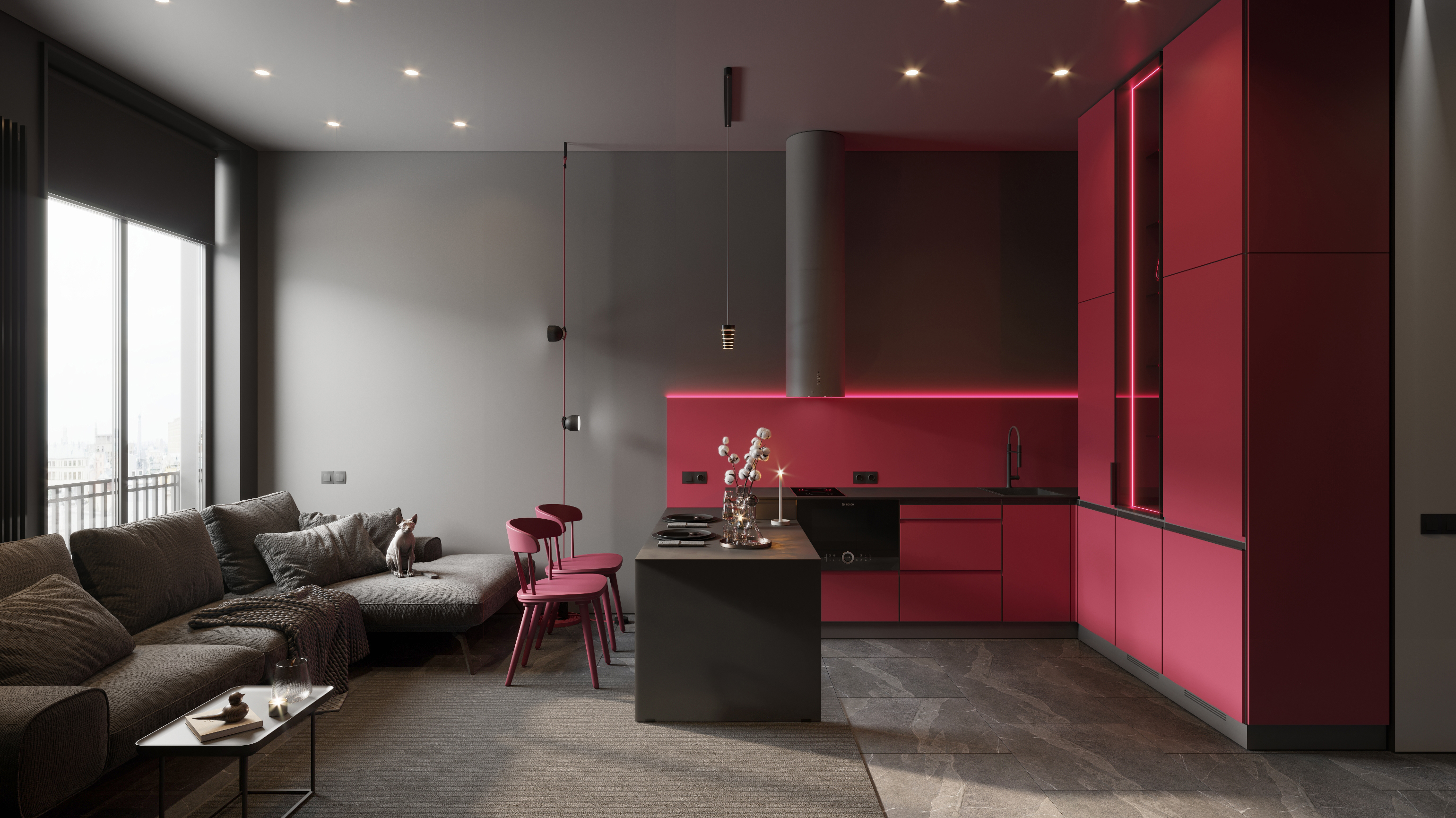 Apartment project RC One House 48. 30 m² #Squid Game-9