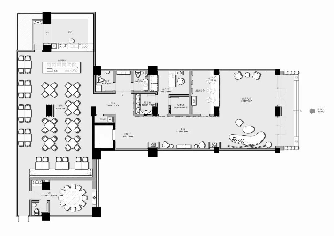 深圳圣来酒店丨中国深圳丨壹向营造,千行国际-37