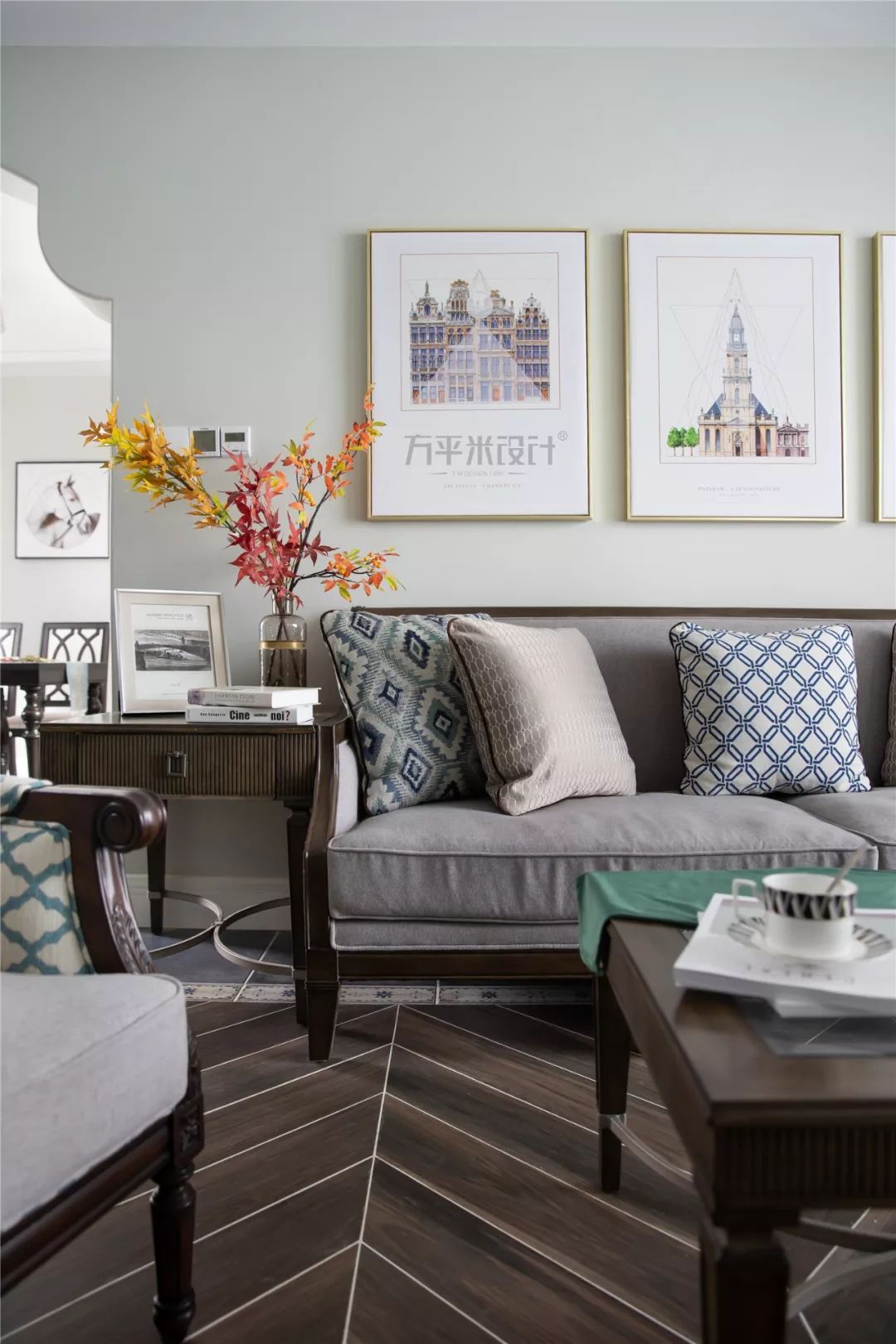 方平米设计 | 现代美式实景新作《相遇缇香》-33