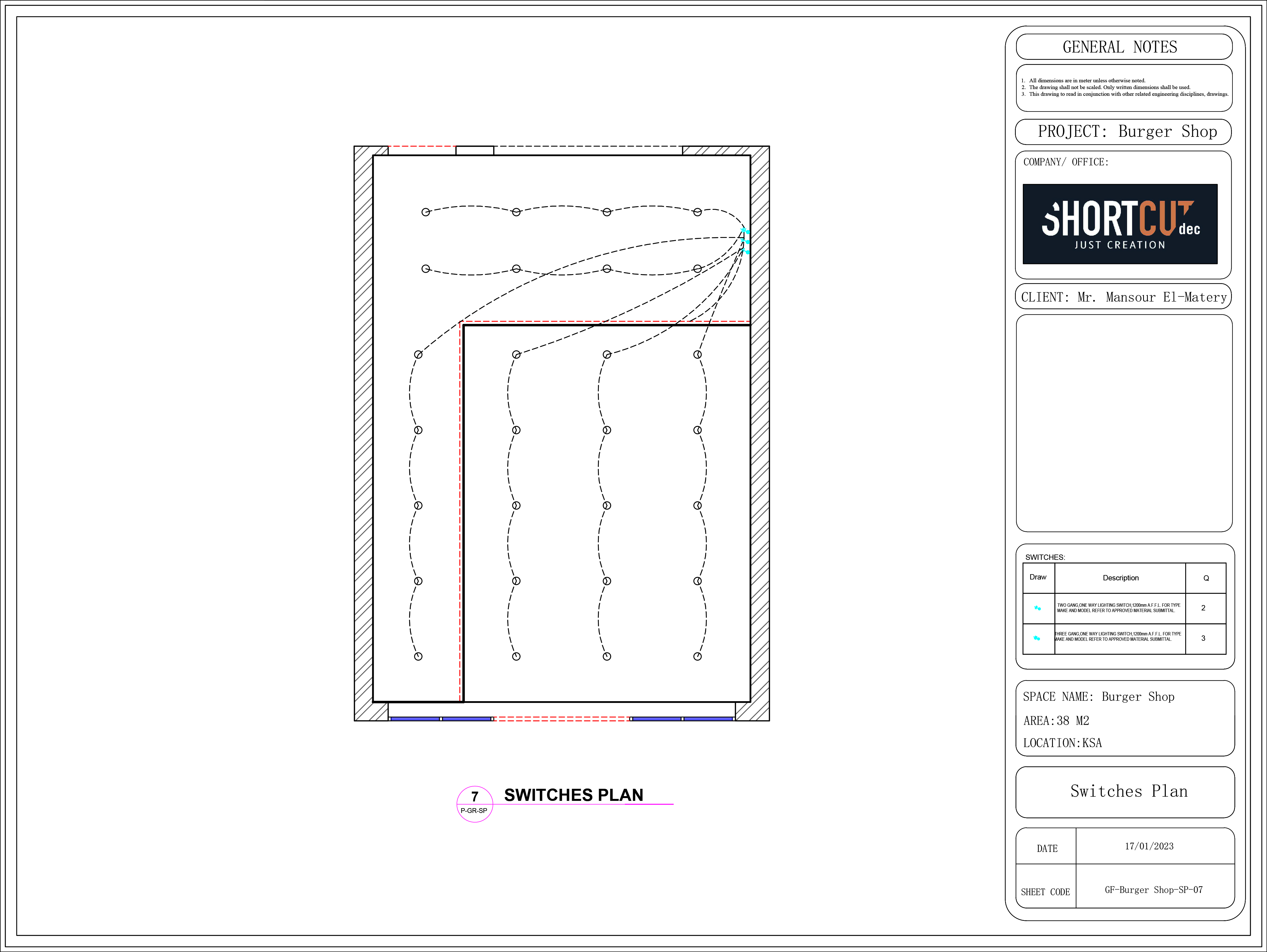 Burger Shop Design | Shop Drawings-2