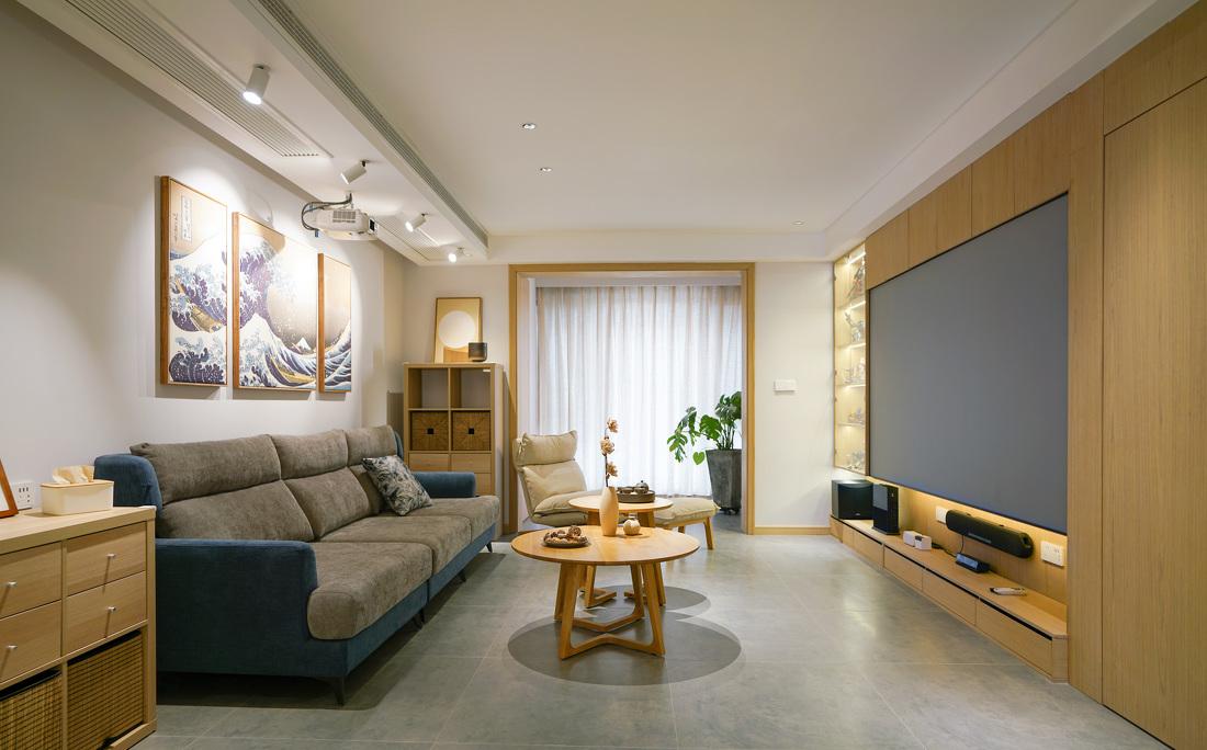 米度设计丨暖暖日式风，打造全面屏的家-15