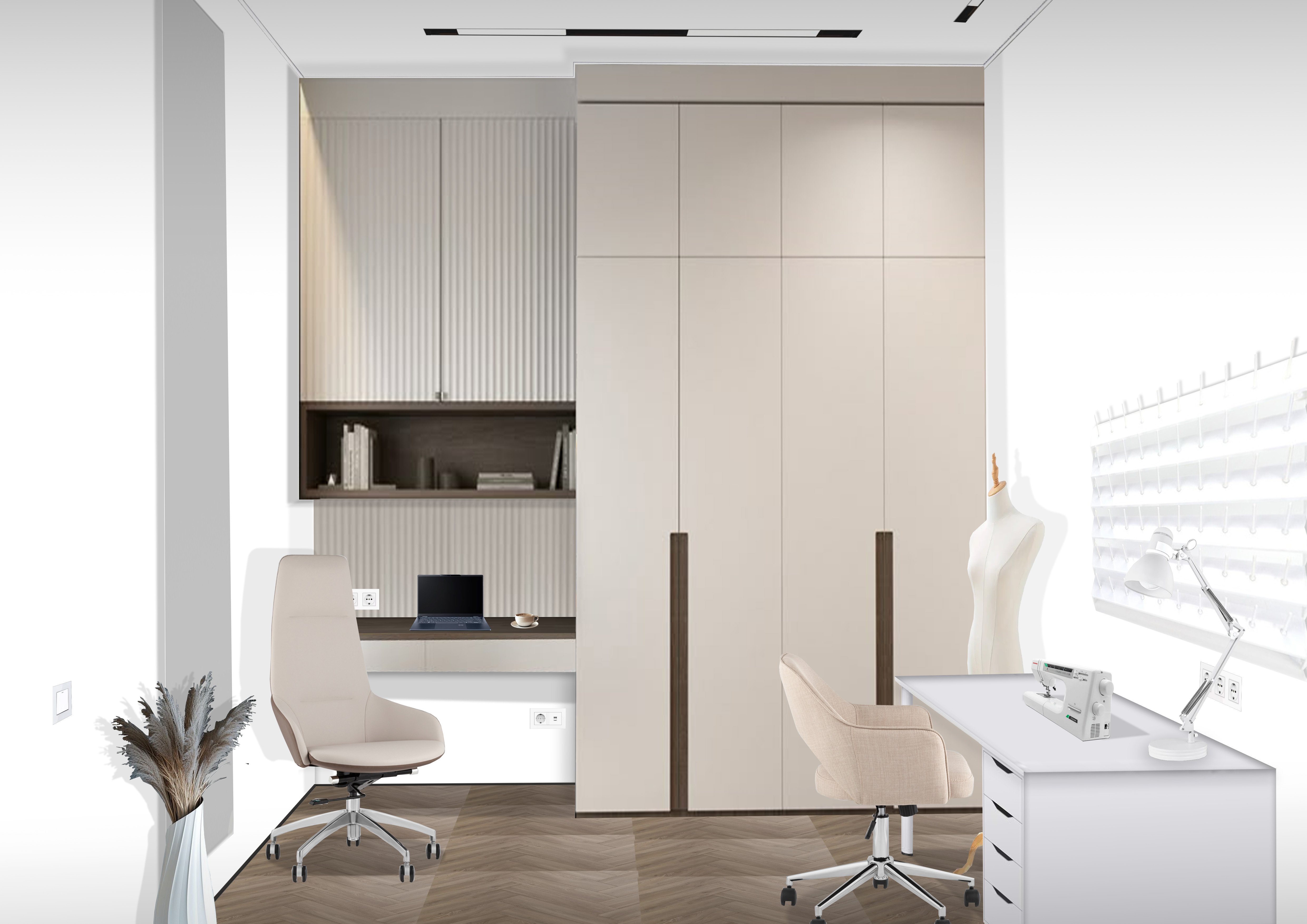 四居室公寓设计项目丨俄罗斯莫斯科丨EKATERINA OSEPCHUK-29