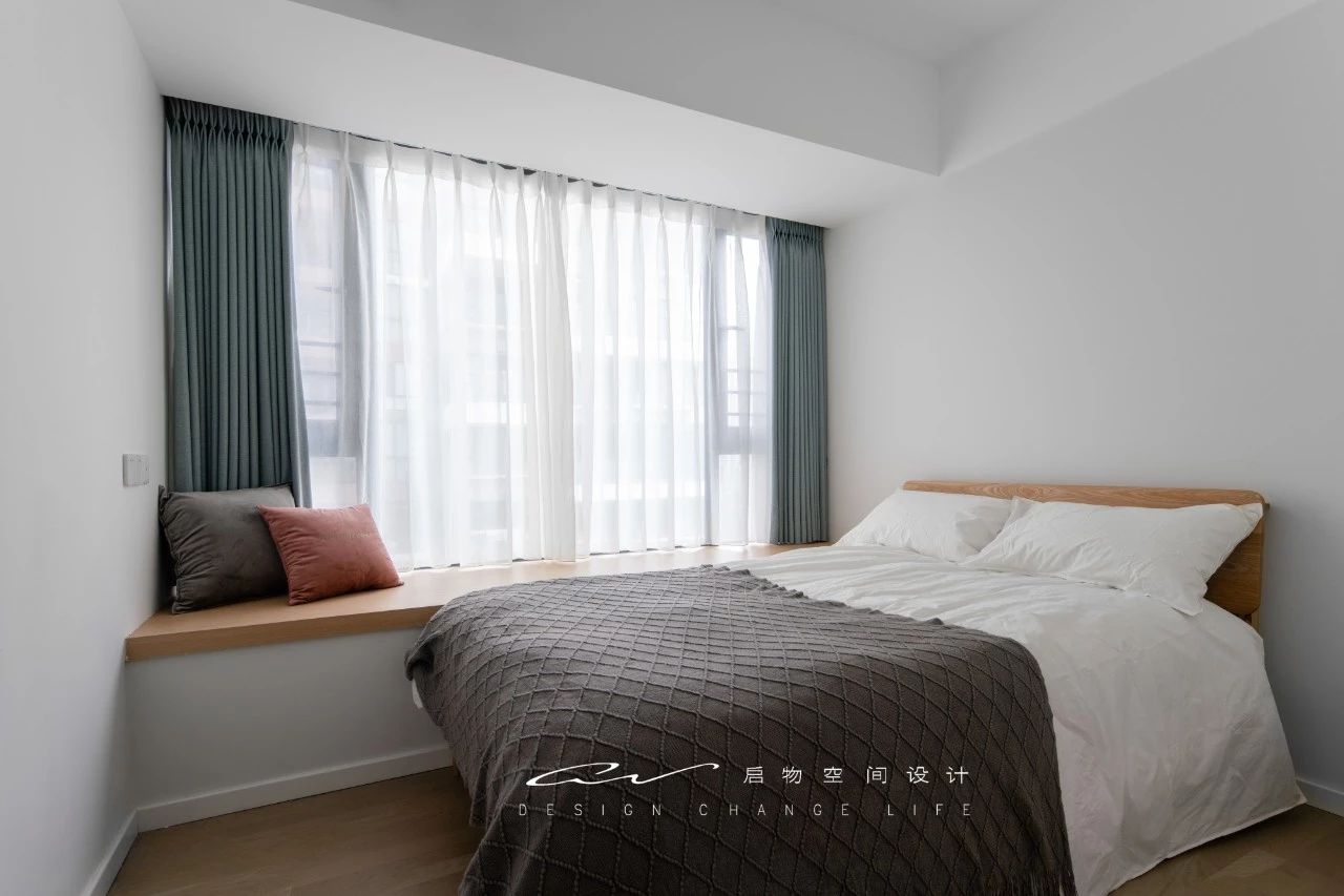 南山 110㎡简约之家,隐藏管线、吧台设计、一墙多用电视墙-64