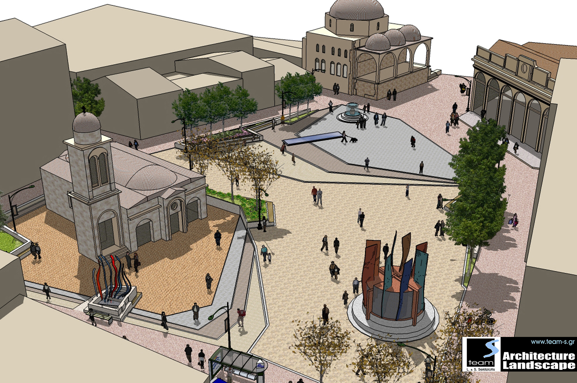 Monastiraki 广场景观设计提案丨希腊雅典-10