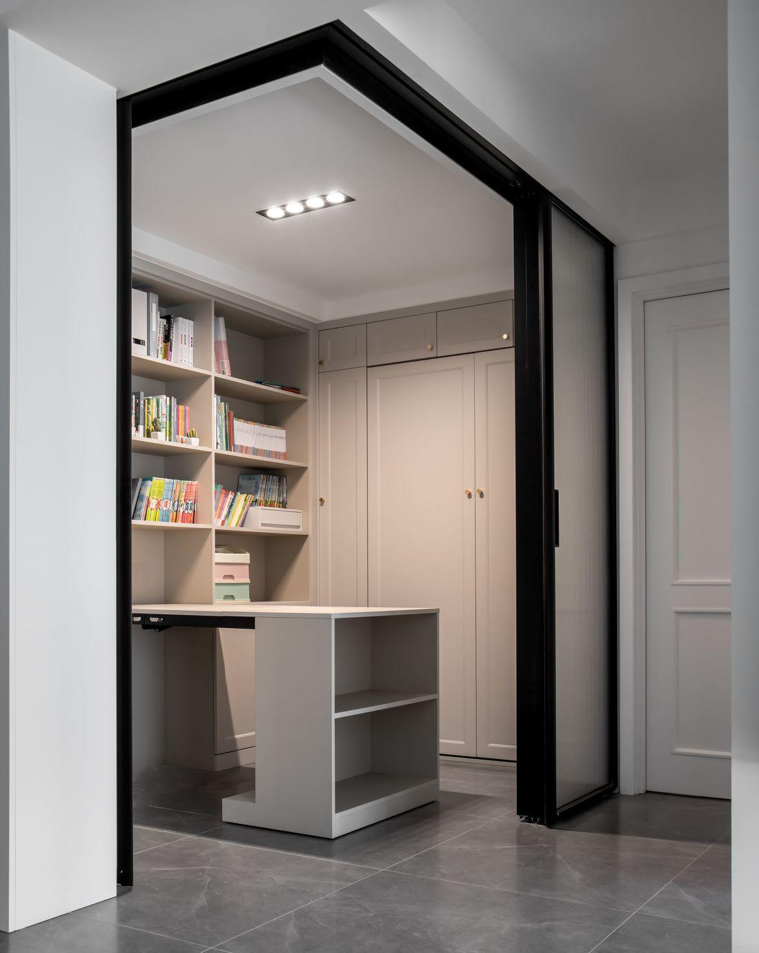 美式风情 98㎡两房变三居巧妙设计-12