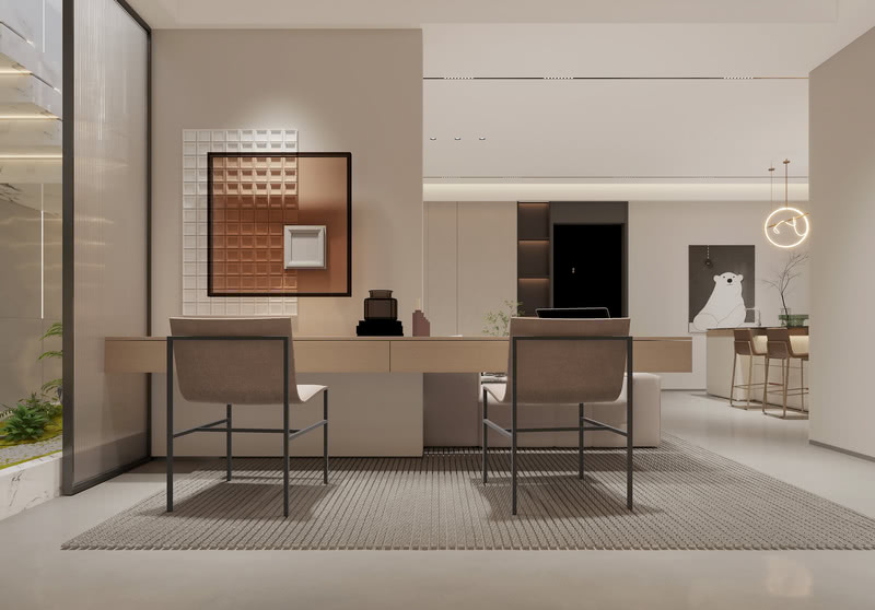 碧桂园揽湖苑下沉设计 | 一楼新中式负一层现代极简-16