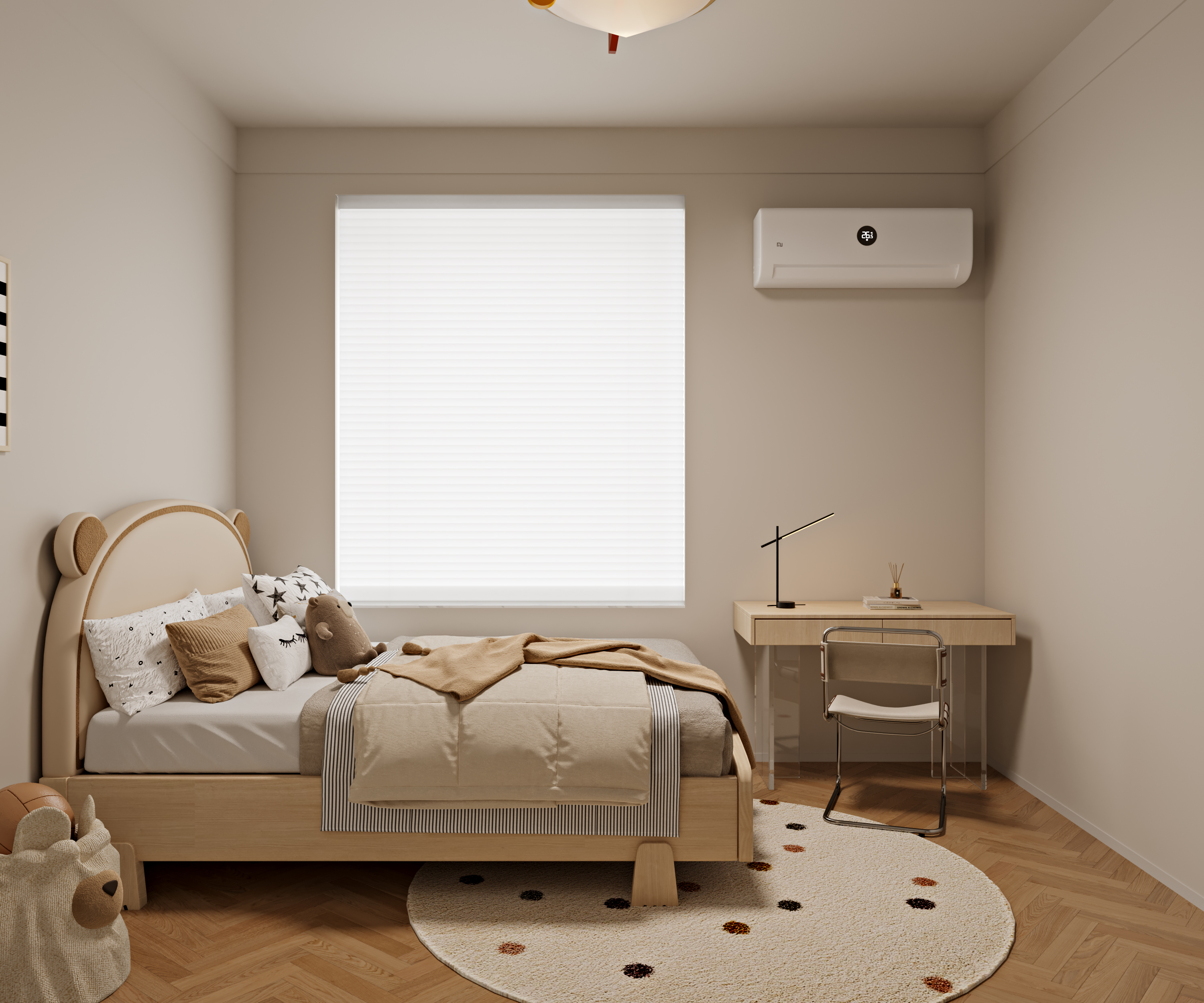 现代奶油简约风-艺米效果图-2