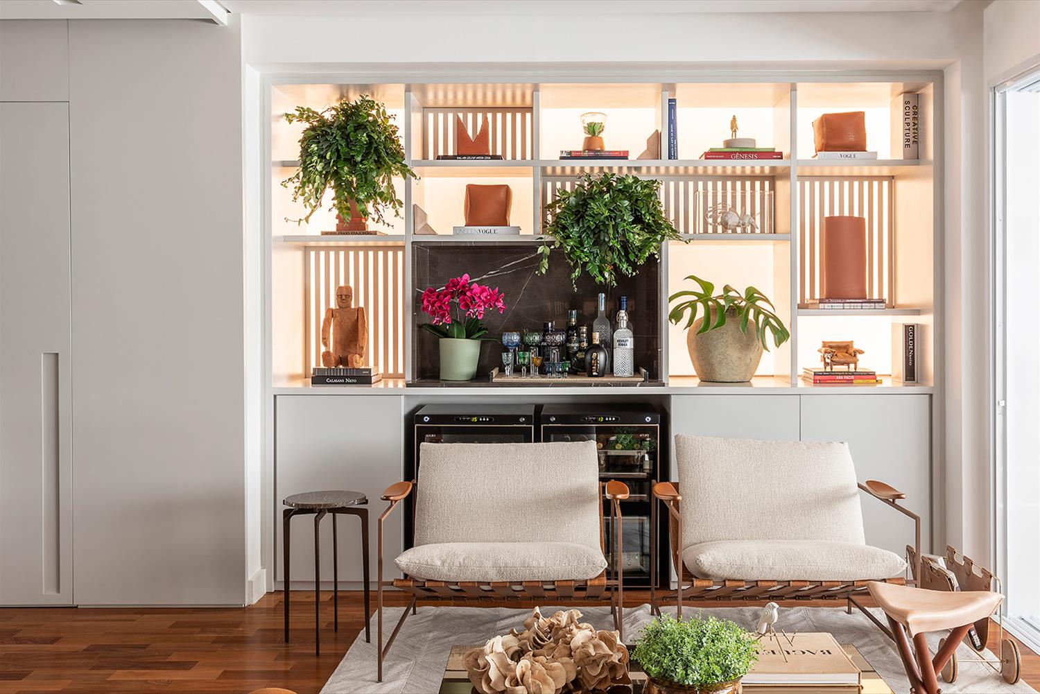 巴西 Moema 公寓 | 清新木质设计,打造舒适住宅空间-3