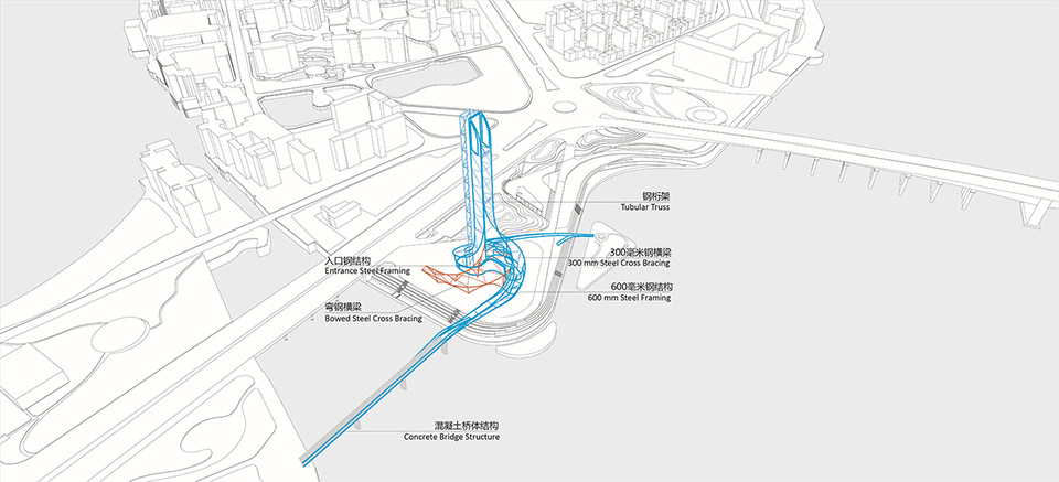 珠海尖峰大桥东广场景观塔-18