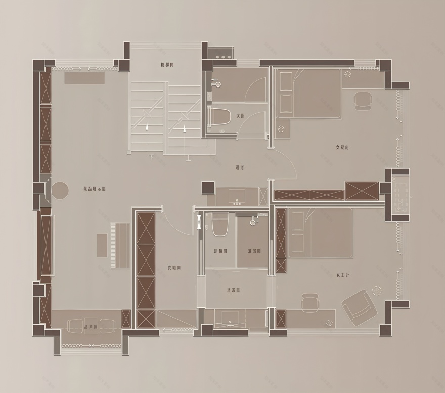 广州470m²隽庐丨中国广州丨隐之建筑空间设计(YIN_ DESIGN)-96