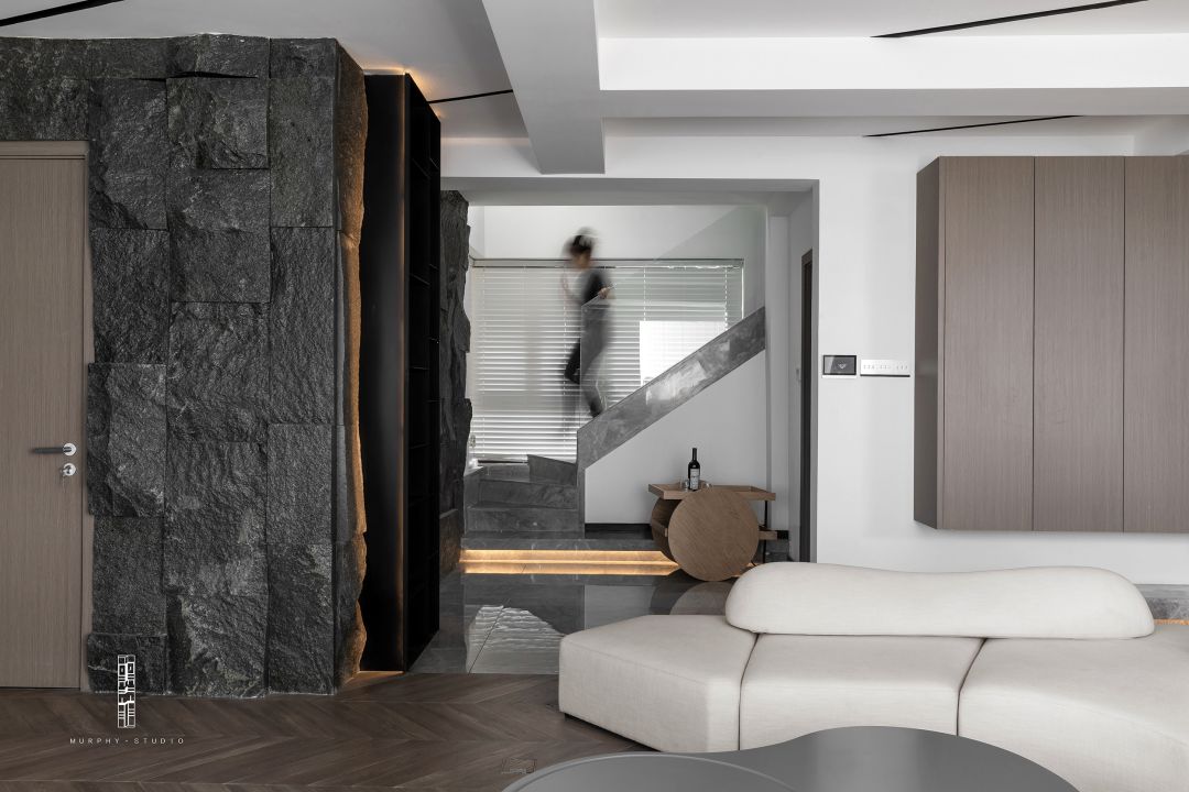 全屋智能家居的现代风住宅,舒适便捷的空间设计-36