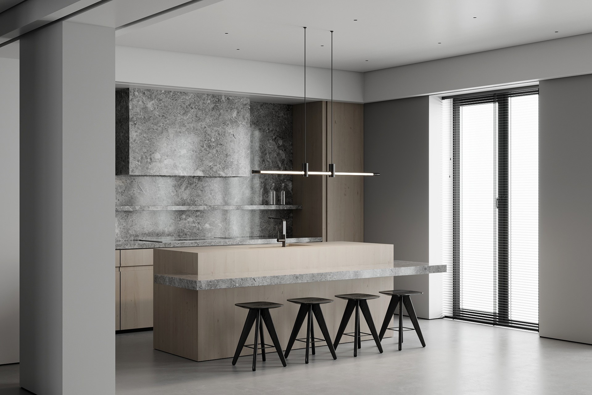 极简风住宅设计 超有设计感！-11