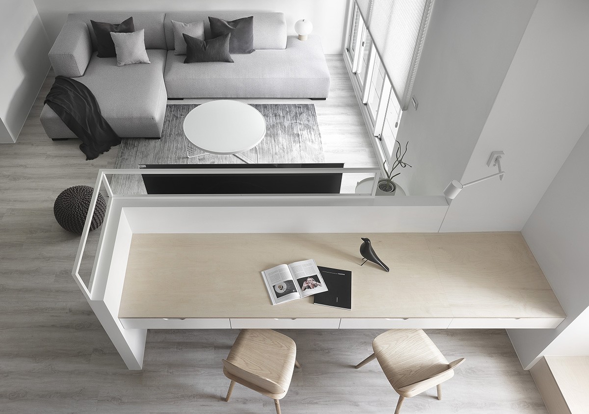 新澄设计 | 165m2 纯白空气感亲子宅，纯粹的生活本质！-17