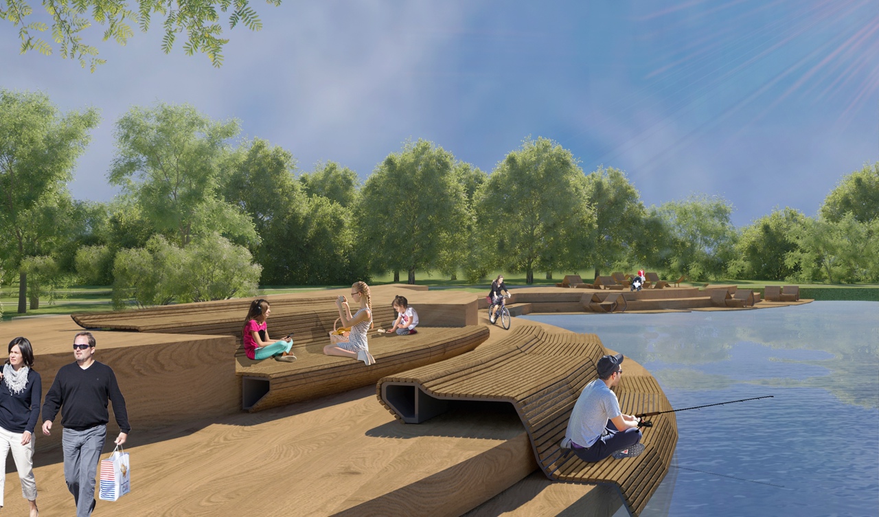 Реализованный проект парка в Подмосковье-4