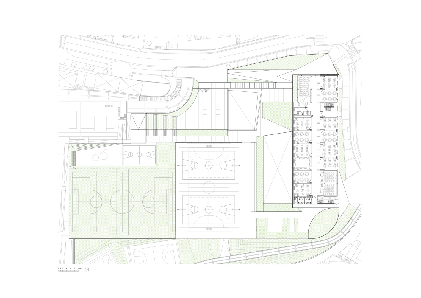 西班牙圣塞巴斯蒂安 Aldapeta María Ikastetxea 学校 | 现代教育建筑的典范-83